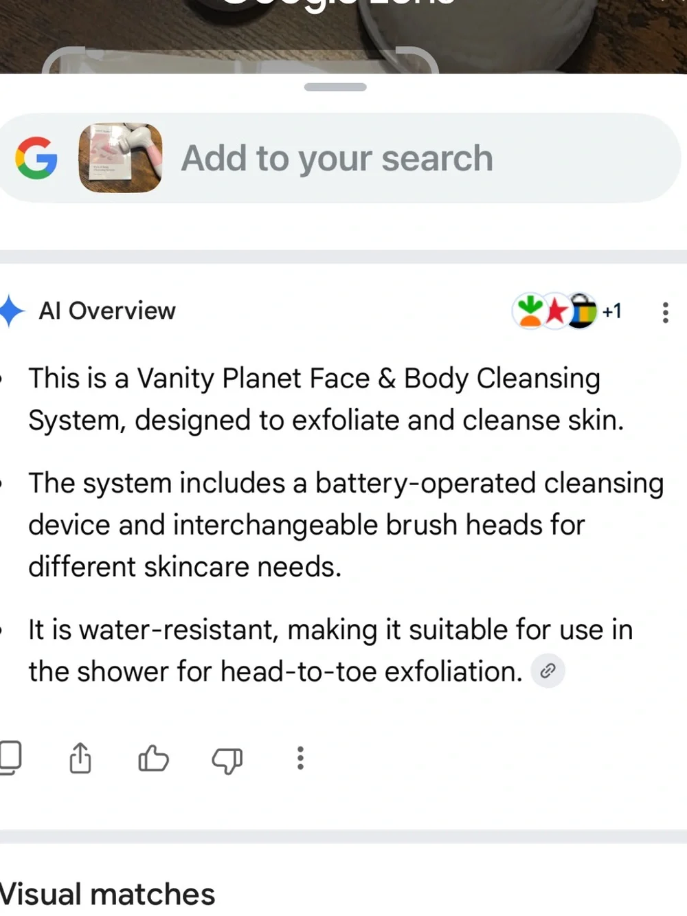 Vanity Planet gentle electric